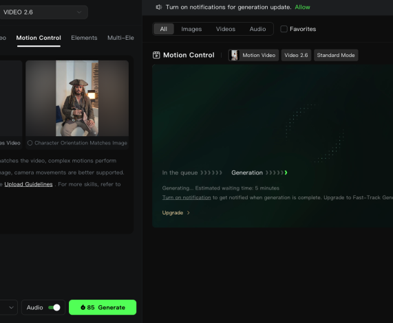 Cómo crear un video remplazando el personaje usando KlingAI